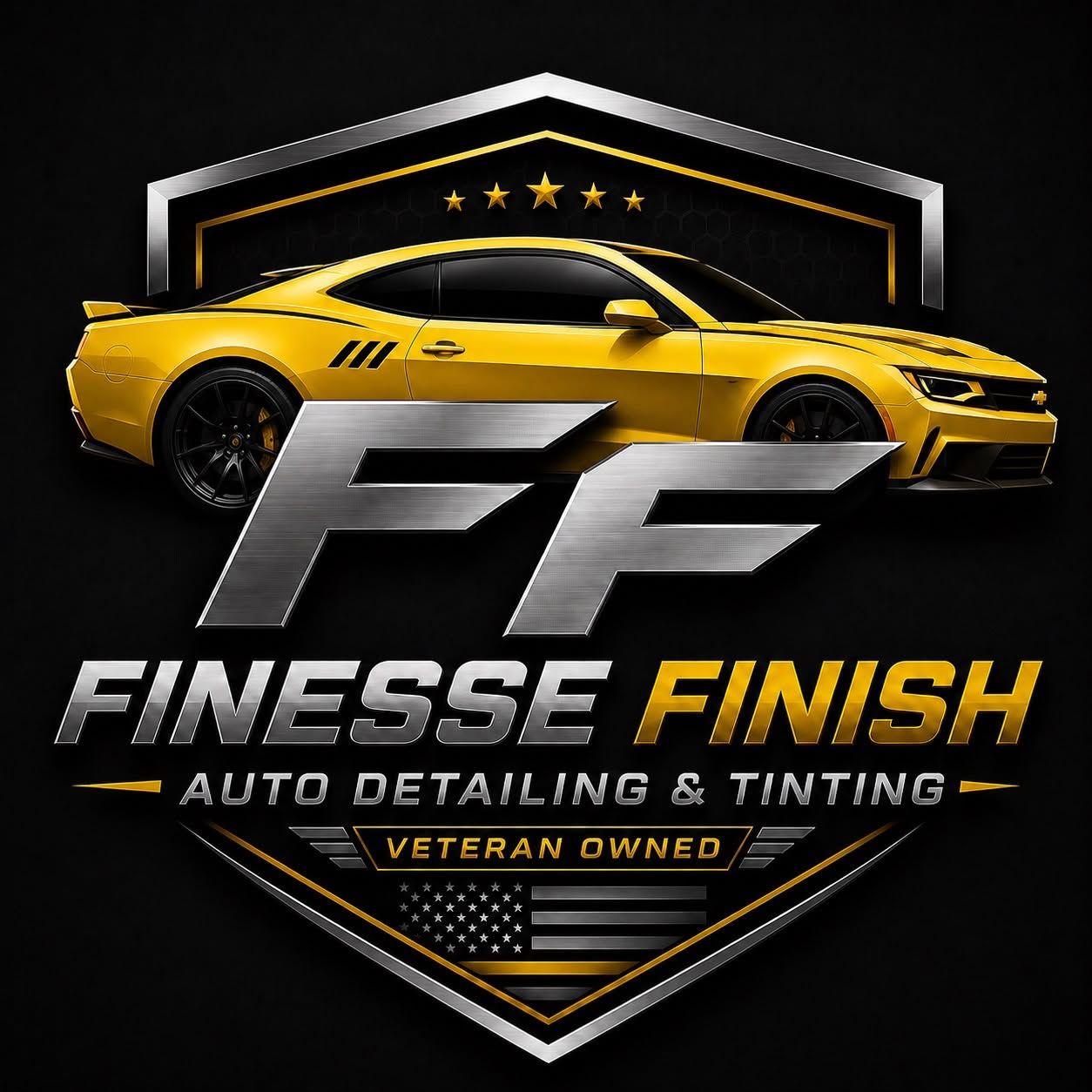 Finesse Finish badge logo